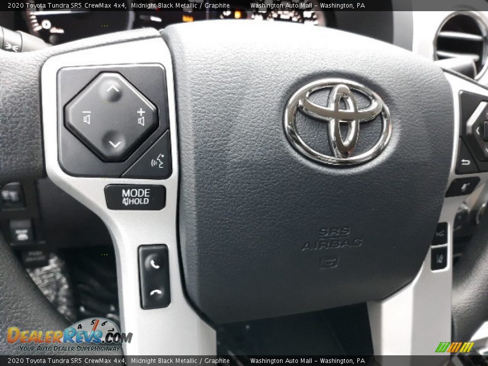 2020 Toyota Tundra SR5 CrewMax 4x4 Midnight Black Metallic / Graphite Photo #6