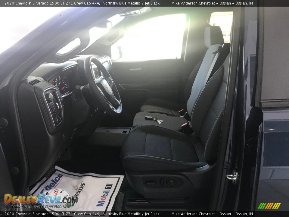 2020 Chevrolet Silverado 1500 LT Z71 Crew Cab 4x4 Northsky Blue Metallic / Jet Black Photo #8