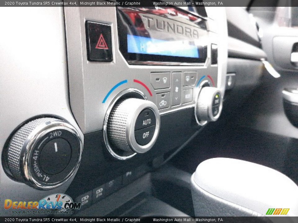 2020 Toyota Tundra SR5 CrewMax 4x4 Midnight Black Metallic / Graphite Photo #11