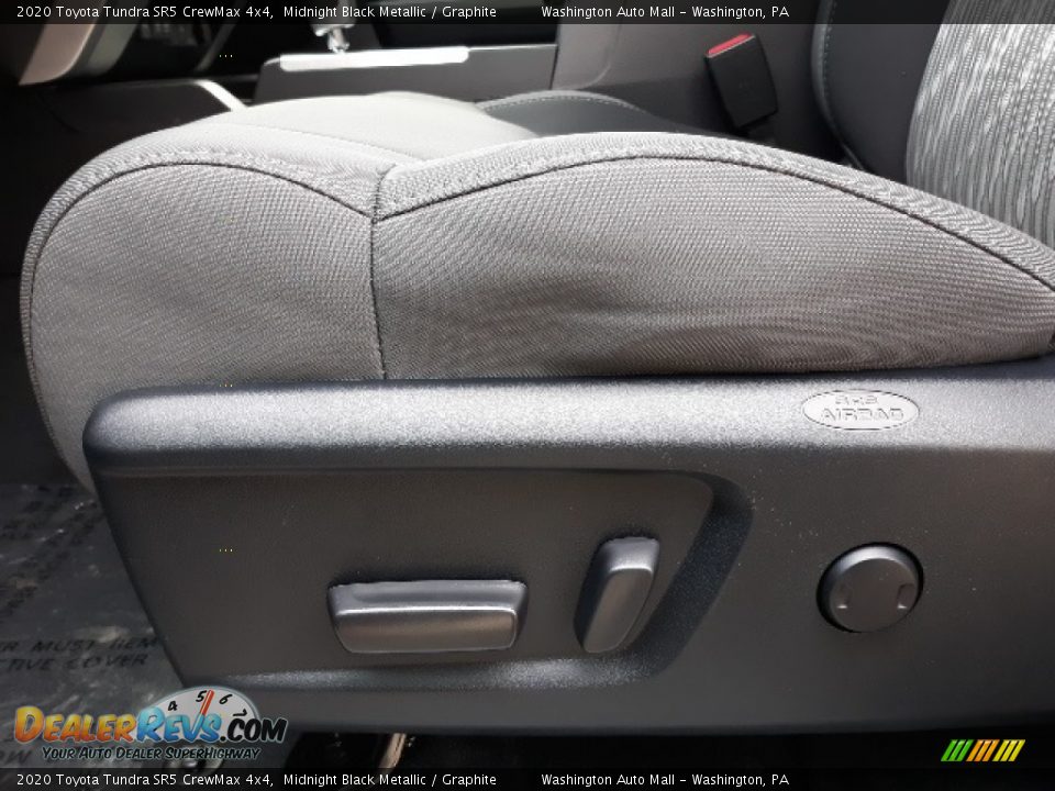 2020 Toyota Tundra SR5 CrewMax 4x4 Midnight Black Metallic / Graphite Photo #14