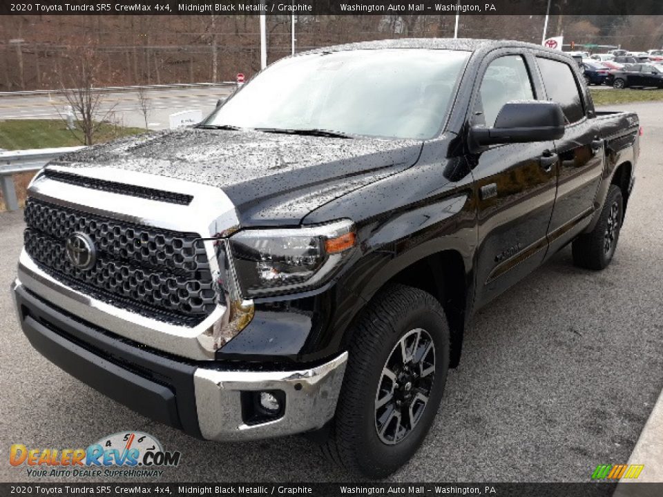 2020 Toyota Tundra SR5 CrewMax 4x4 Midnight Black Metallic / Graphite Photo #16