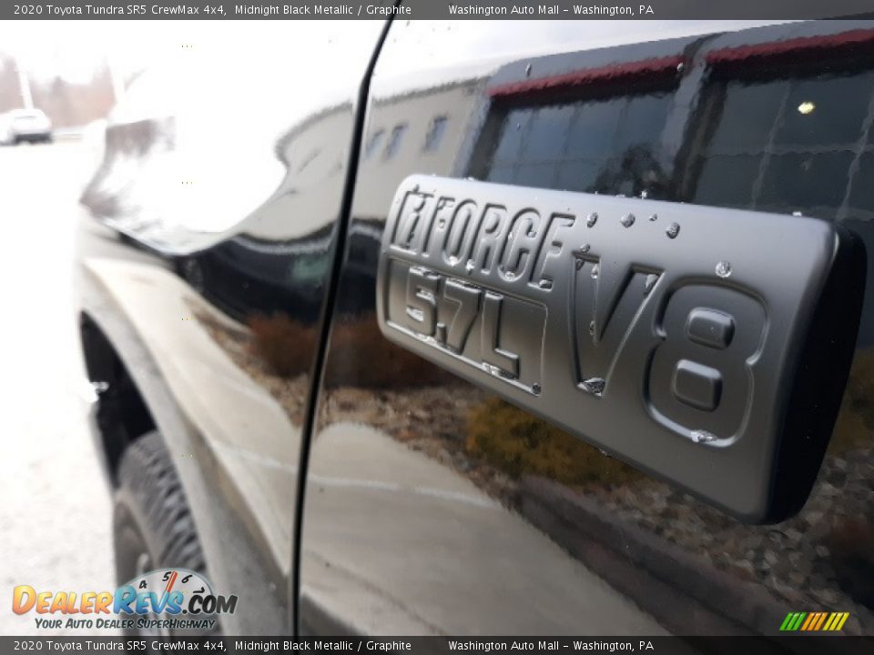 2020 Toyota Tundra SR5 CrewMax 4x4 Midnight Black Metallic / Graphite Photo #20