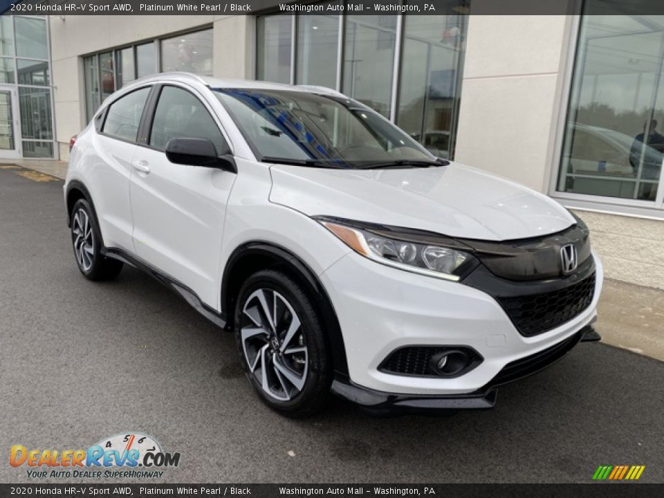 2020 Honda HR-V Sport AWD Platinum White Pearl / Black Photo #2