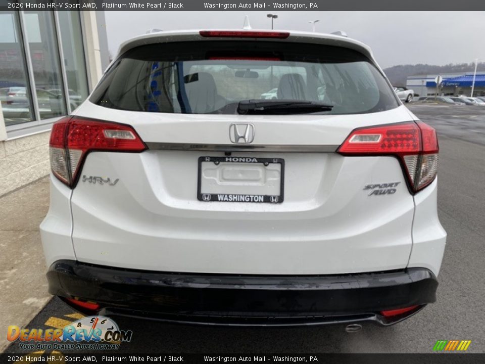 2020 Honda HR-V Sport AWD Platinum White Pearl / Black Photo #6