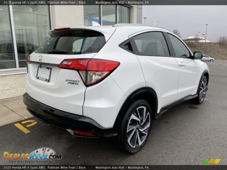 2020 Honda HR-V Sport AWD Platinum White Pearl / Black Photo #7