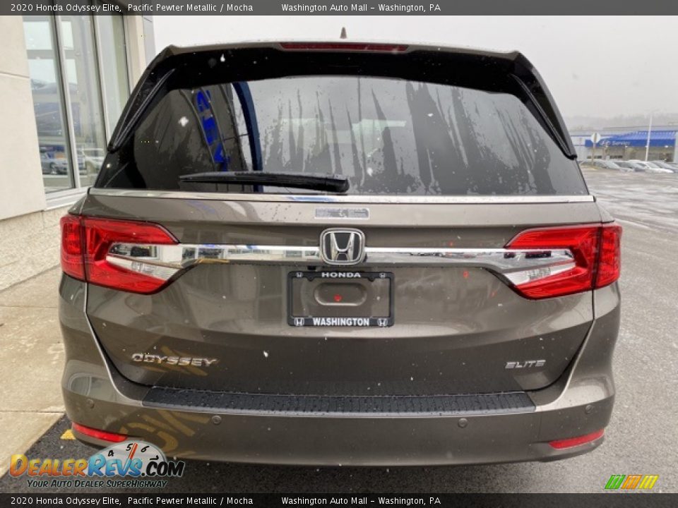 2020 Honda Odyssey Elite Pacific Pewter Metallic / Mocha Photo #6