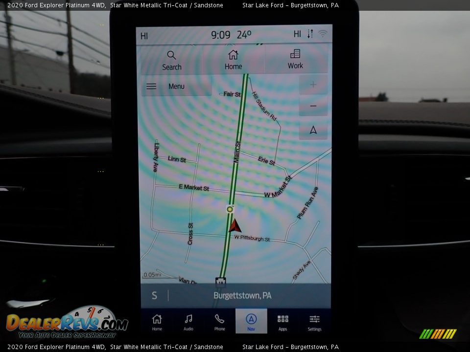 Navigation of 2020 Ford Explorer Platinum 4WD Photo #19