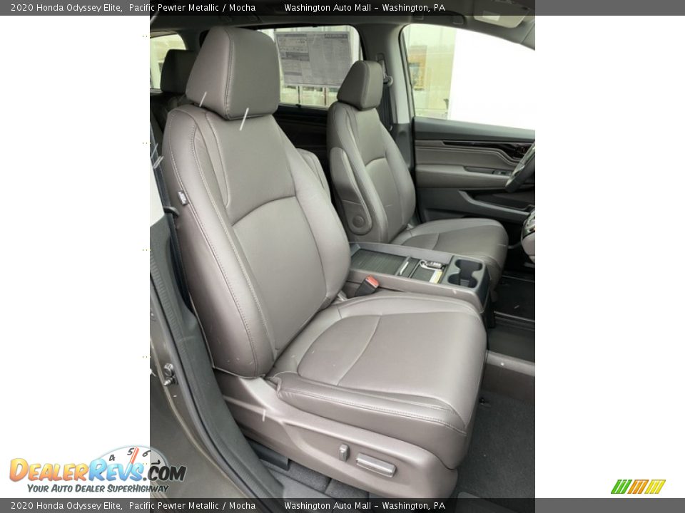 2020 Honda Odyssey Elite Pacific Pewter Metallic / Mocha Photo #32