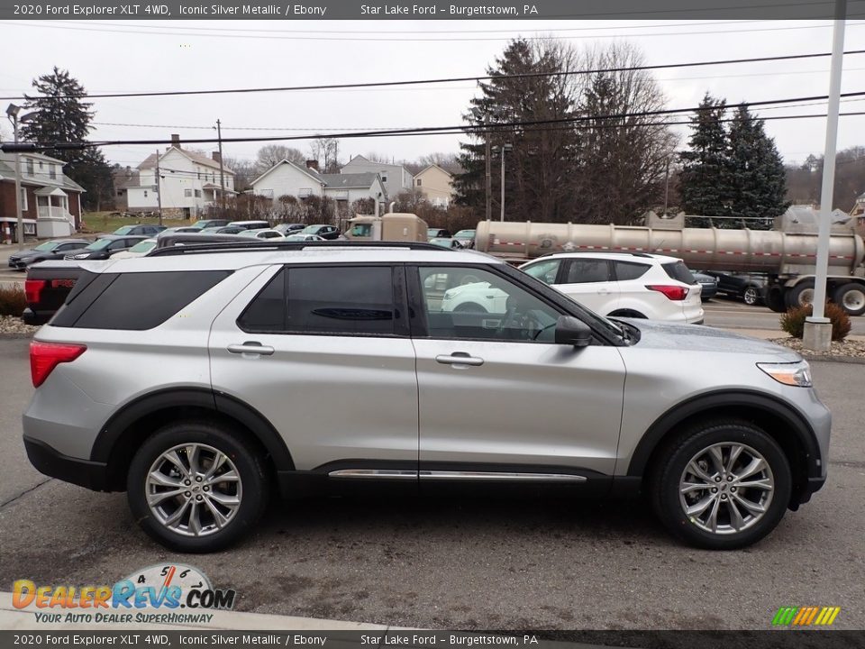 Iconic Silver Metallic 2020 Ford Explorer XLT 4WD Photo #4