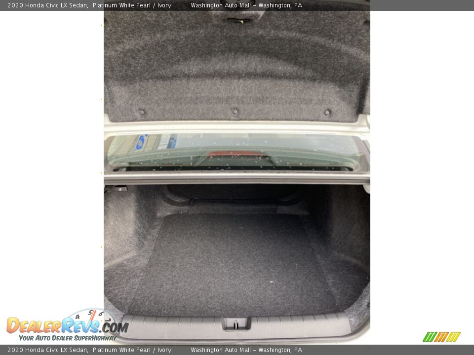 2020 Honda Civic LX Sedan Platinum White Pearl / Ivory Photo #21