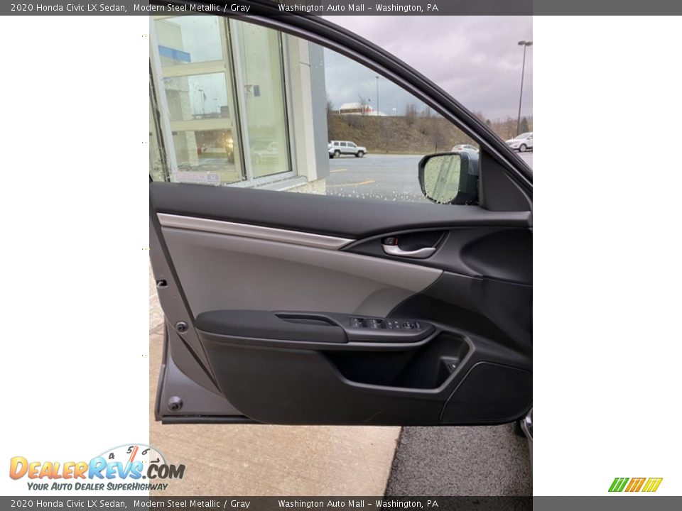 2020 Honda Civic LX Sedan Modern Steel Metallic / Gray Photo #10