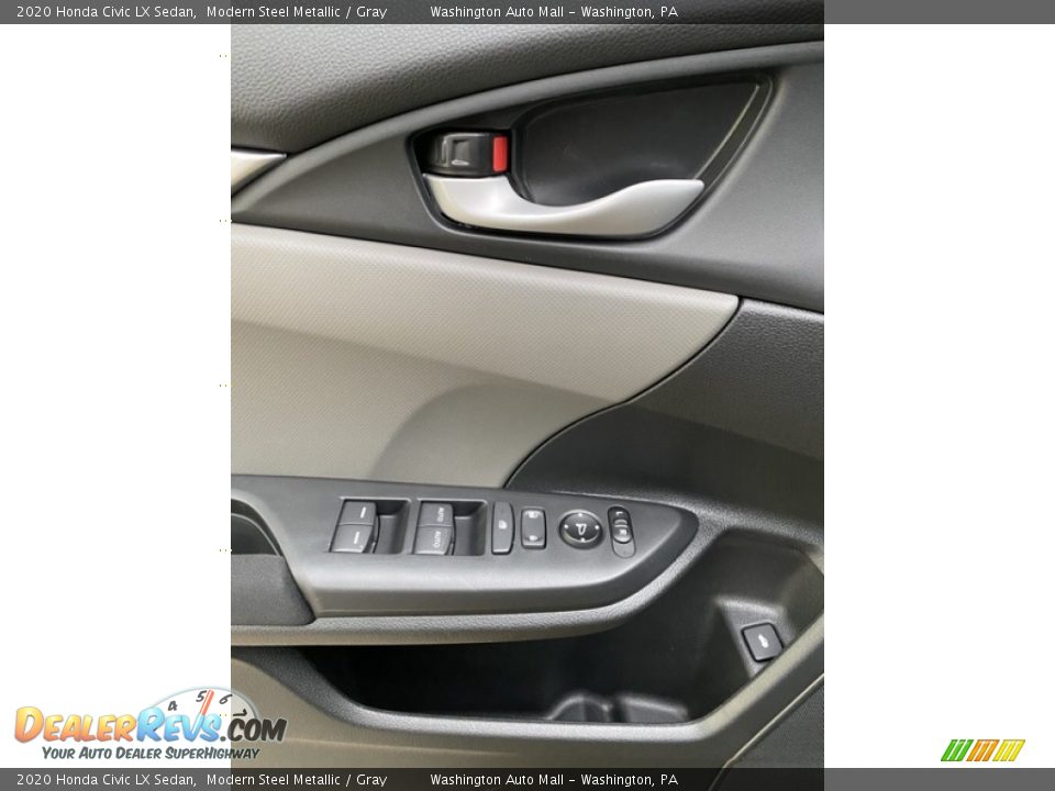 2020 Honda Civic LX Sedan Modern Steel Metallic / Gray Photo #11