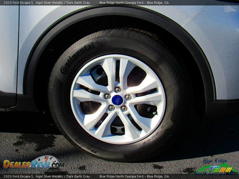 2020 Ford Escape S Ingot Silver Metallic / Dark Earth Gray Photo #9