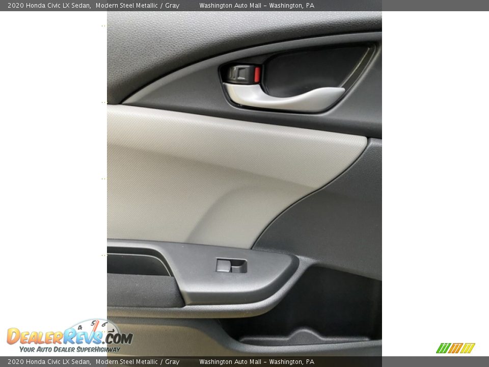 2020 Honda Civic LX Sedan Modern Steel Metallic / Gray Photo #17