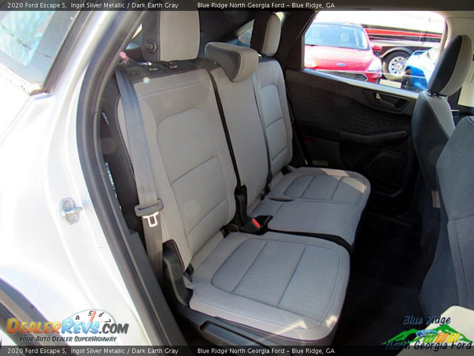 2020 Ford Escape S Ingot Silver Metallic / Dark Earth Gray Photo #12