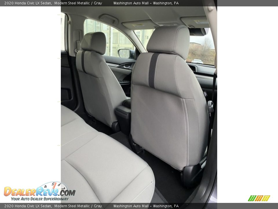 2020 Honda Civic LX Sedan Modern Steel Metallic / Gray Photo #22