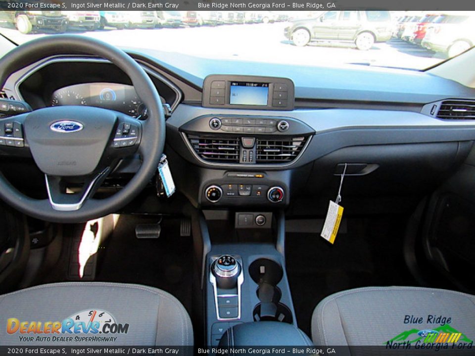 2020 Ford Escape S Ingot Silver Metallic / Dark Earth Gray Photo #15