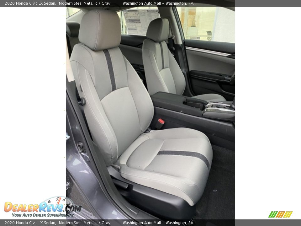 2020 Honda Civic LX Sedan Modern Steel Metallic / Gray Photo #23