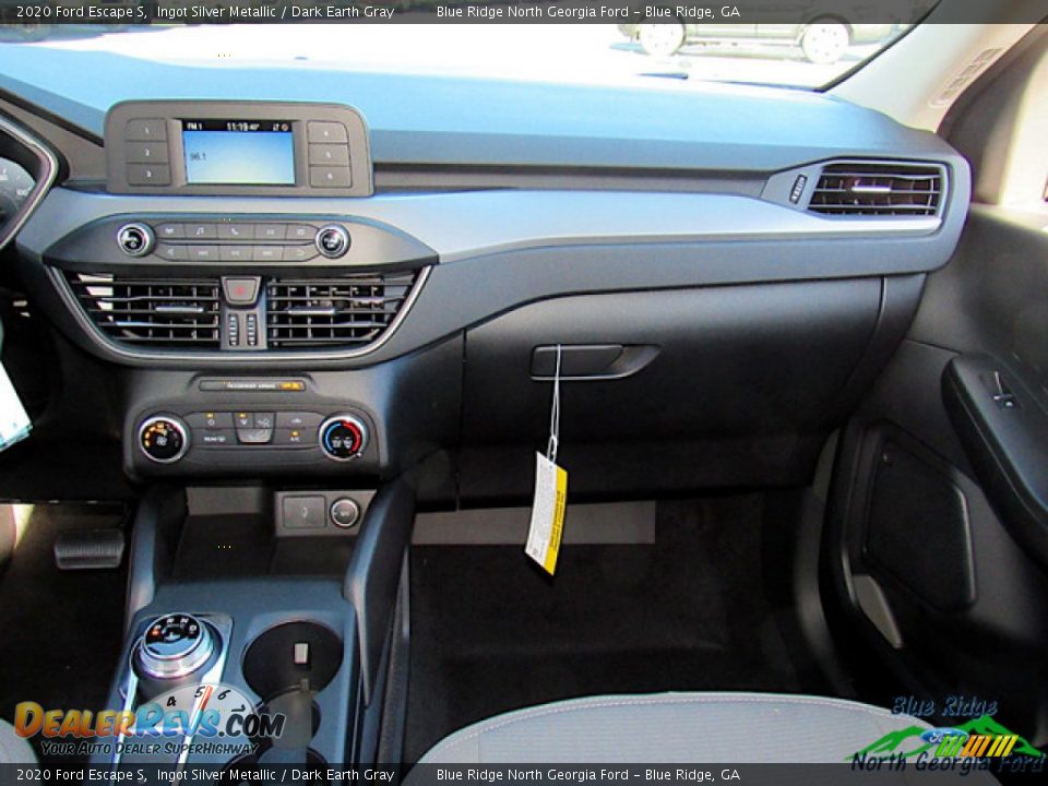 2020 Ford Escape S Ingot Silver Metallic / Dark Earth Gray Photo #16