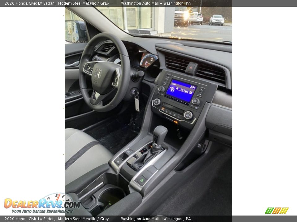 2020 Honda Civic LX Sedan Modern Steel Metallic / Gray Photo #24