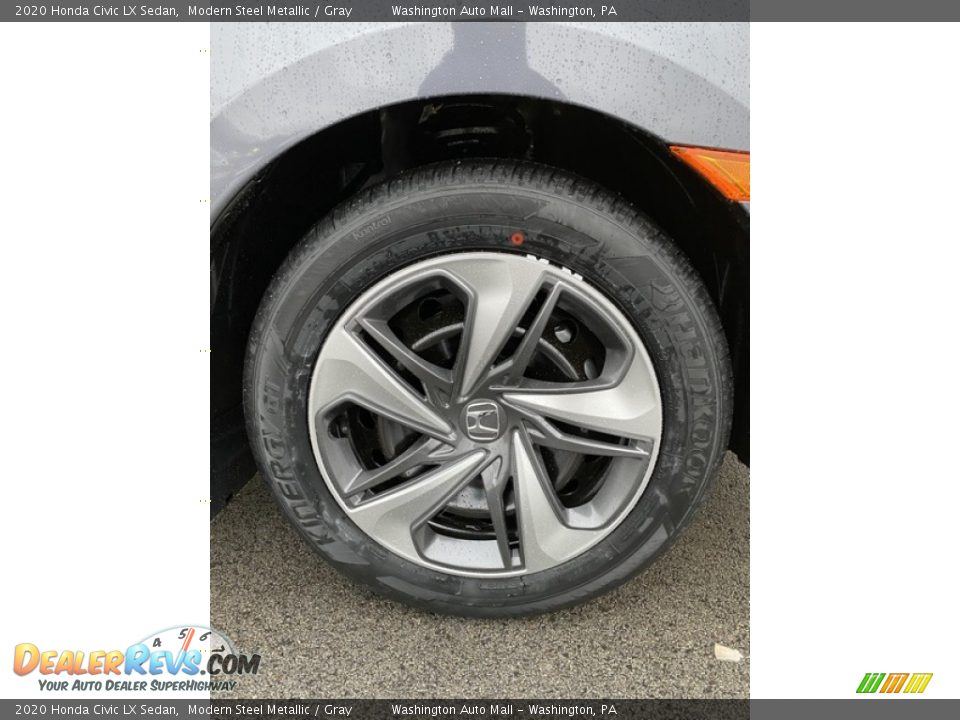 2020 Honda Civic LX Sedan Modern Steel Metallic / Gray Photo #25