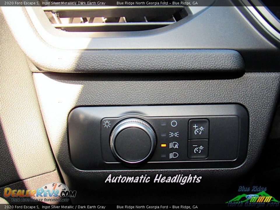 2020 Ford Escape S Ingot Silver Metallic / Dark Earth Gray Photo #19