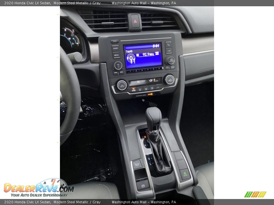 2020 Honda Civic LX Sedan Modern Steel Metallic / Gray Photo #27