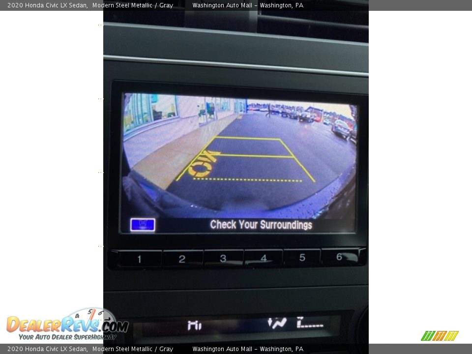 2020 Honda Civic LX Sedan Modern Steel Metallic / Gray Photo #28