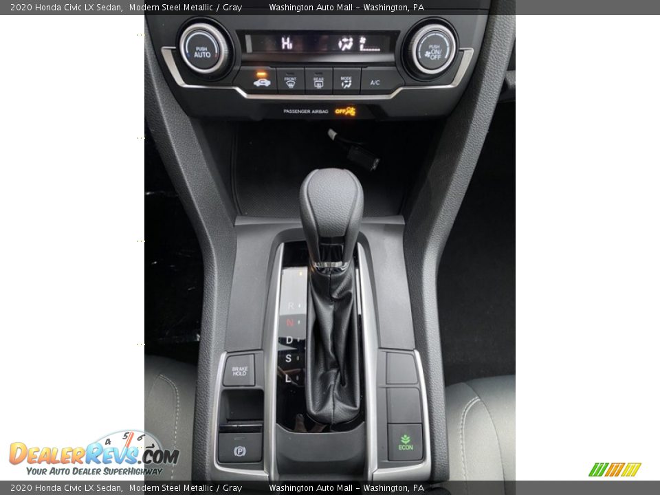 2020 Honda Civic LX Sedan Modern Steel Metallic / Gray Photo #29