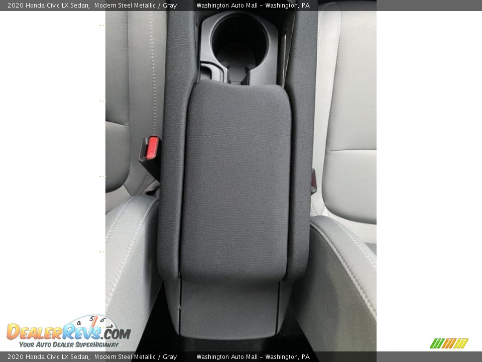 2020 Honda Civic LX Sedan Modern Steel Metallic / Gray Photo #30