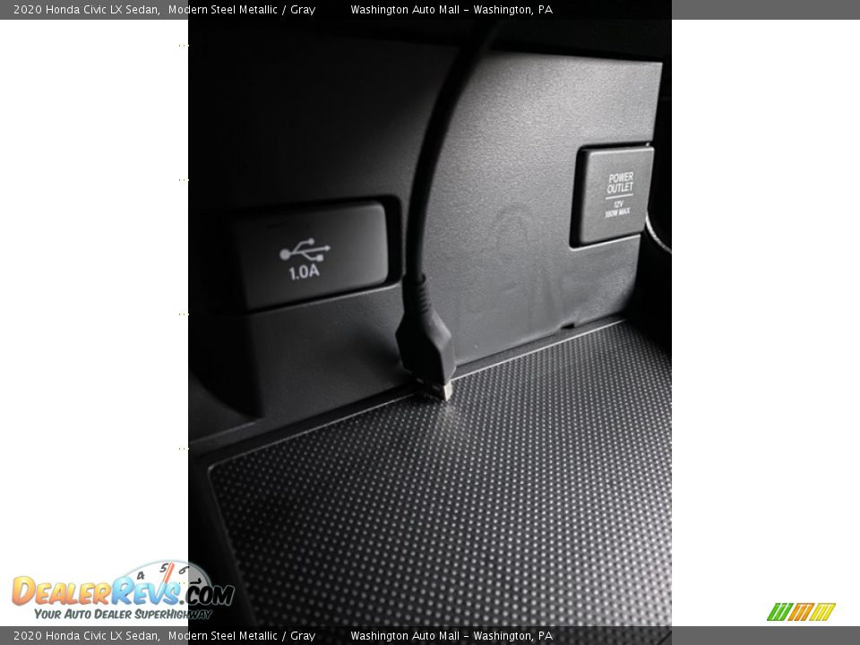 2020 Honda Civic LX Sedan Modern Steel Metallic / Gray Photo #31