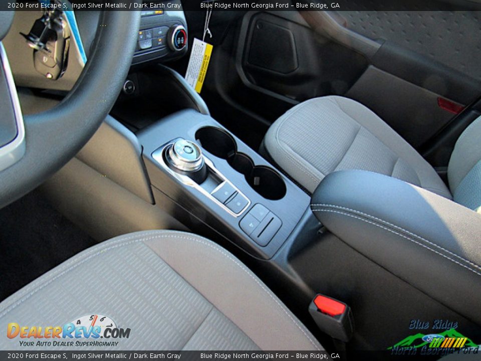 2020 Ford Escape S Ingot Silver Metallic / Dark Earth Gray Photo #23
