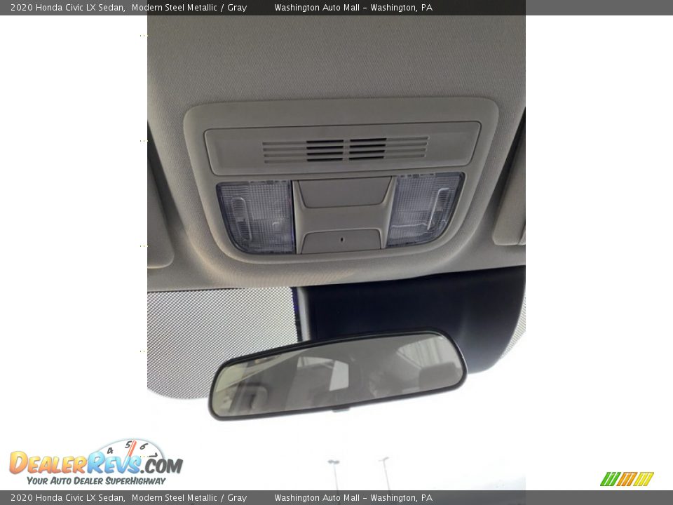 2020 Honda Civic LX Sedan Modern Steel Metallic / Gray Photo #32
