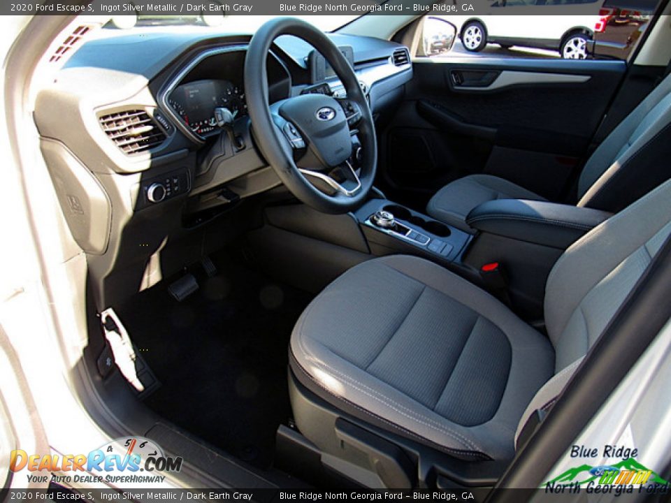 2020 Ford Escape S Ingot Silver Metallic / Dark Earth Gray Photo #25