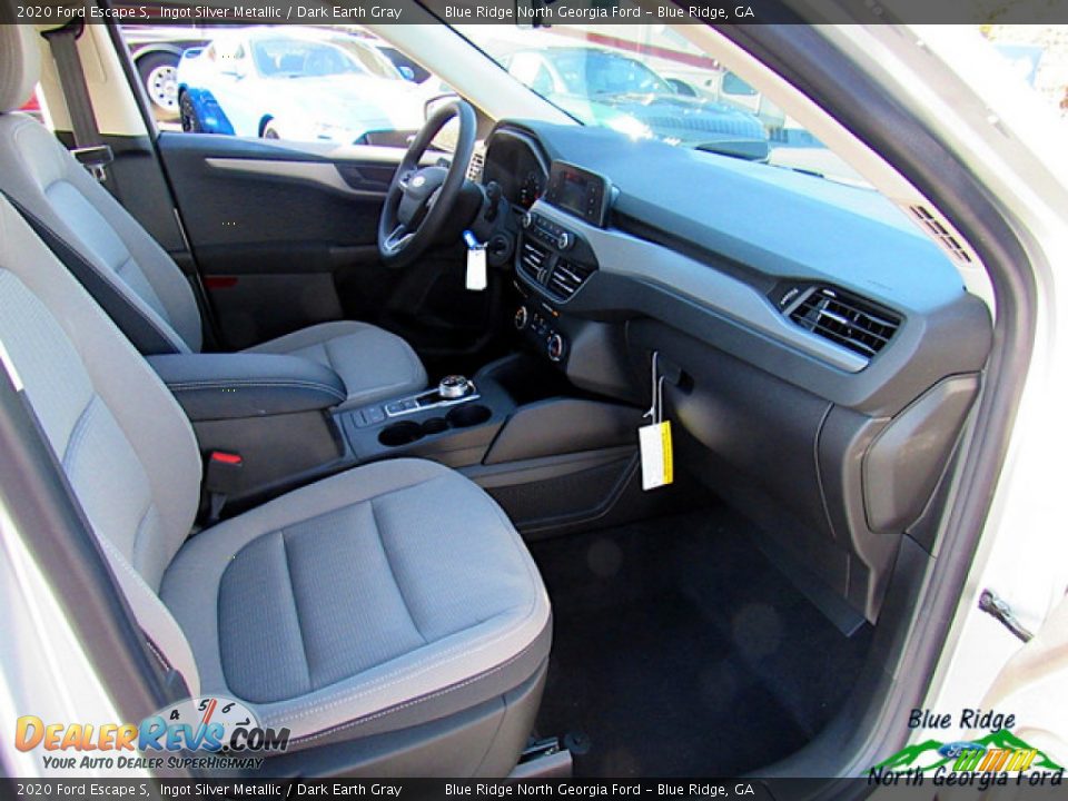 2020 Ford Escape S Ingot Silver Metallic / Dark Earth Gray Photo #26