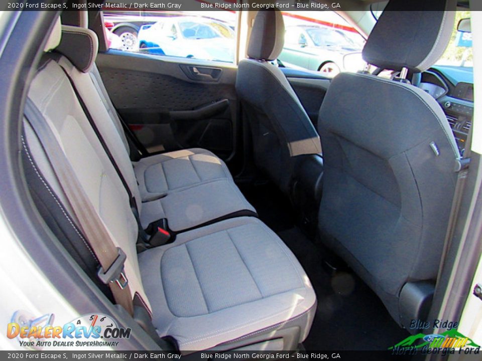 2020 Ford Escape S Ingot Silver Metallic / Dark Earth Gray Photo #27