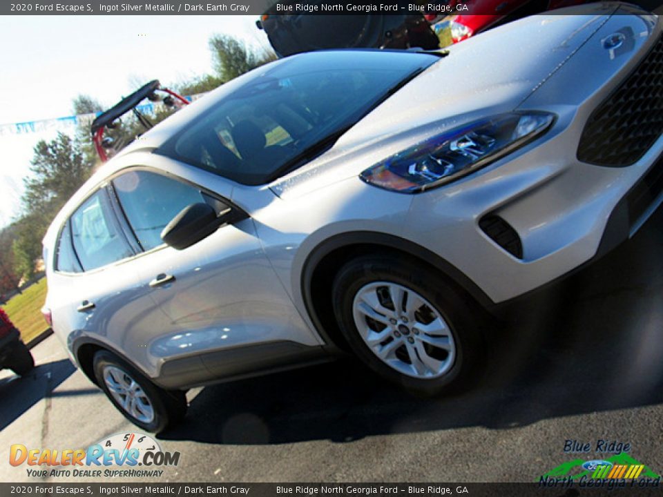 2020 Ford Escape S Ingot Silver Metallic / Dark Earth Gray Photo #29