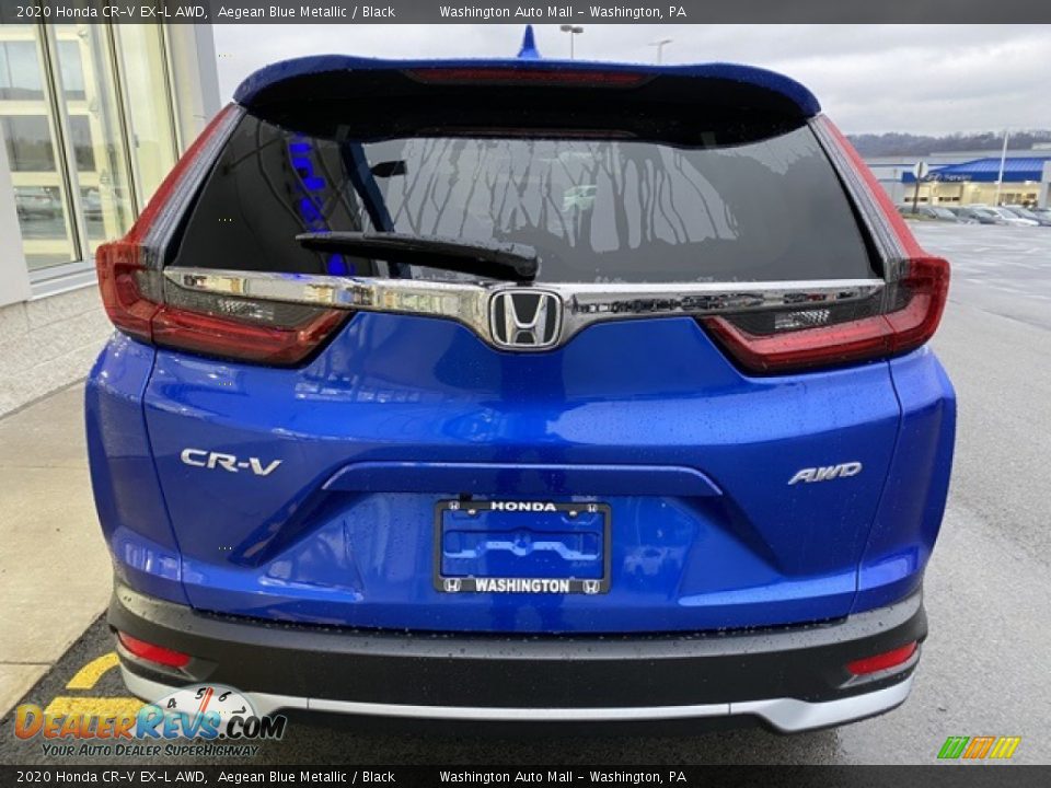2020 Honda CR-V EX-L AWD Aegean Blue Metallic / Black Photo #6