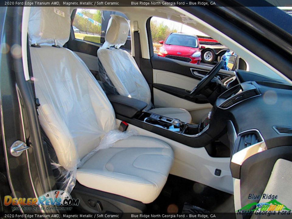 2020 Ford Edge Titanium AWD Magnetic Metallic / Soft Ceramic Photo #11
