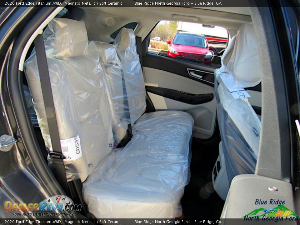 2020 Ford Edge Titanium AWD Magnetic Metallic / Soft Ceramic Photo #12