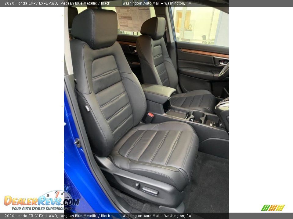 2020 Honda CR-V EX-L AWD Aegean Blue Metallic / Black Photo #25