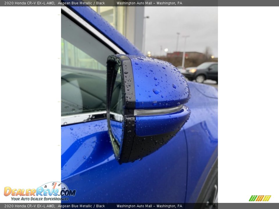 2020 Honda CR-V EX-L AWD Aegean Blue Metallic / Black Photo #27