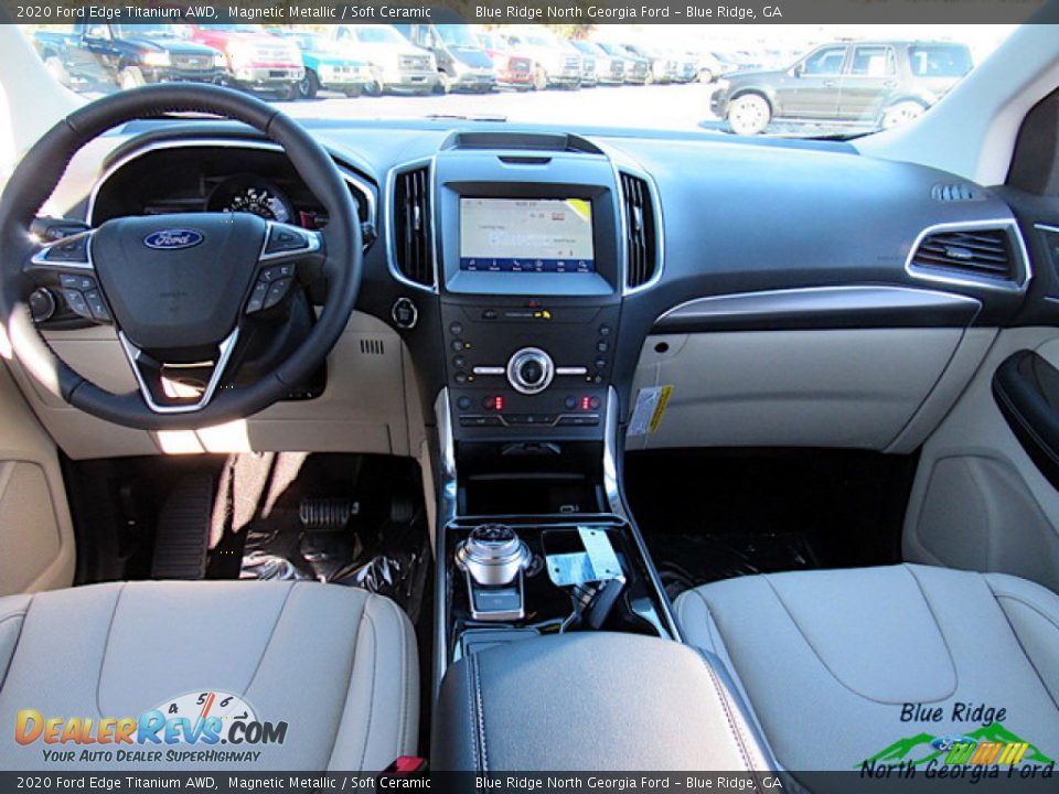 2020 Ford Edge Titanium AWD Magnetic Metallic / Soft Ceramic Photo #16