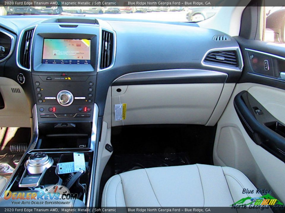 2020 Ford Edge Titanium AWD Magnetic Metallic / Soft Ceramic Photo #17
