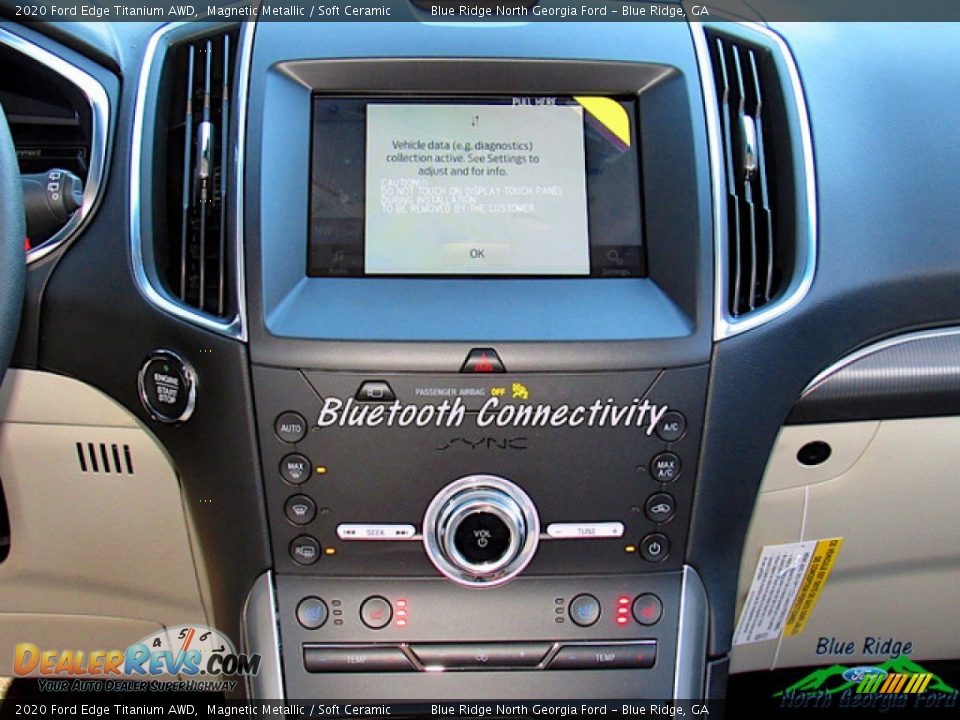 2020 Ford Edge Titanium AWD Magnetic Metallic / Soft Ceramic Photo #19