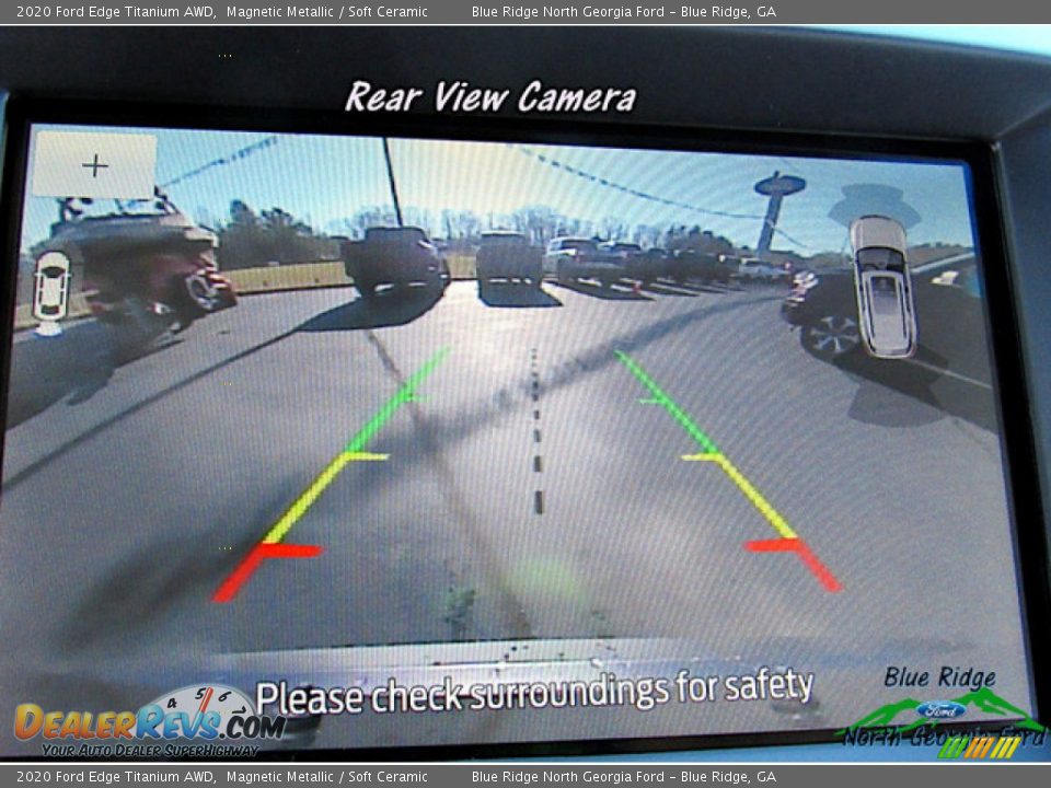 2020 Ford Edge Titanium AWD Magnetic Metallic / Soft Ceramic Photo #21