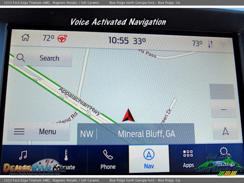 2020 Ford Edge Titanium AWD Magnetic Metallic / Soft Ceramic Photo #22