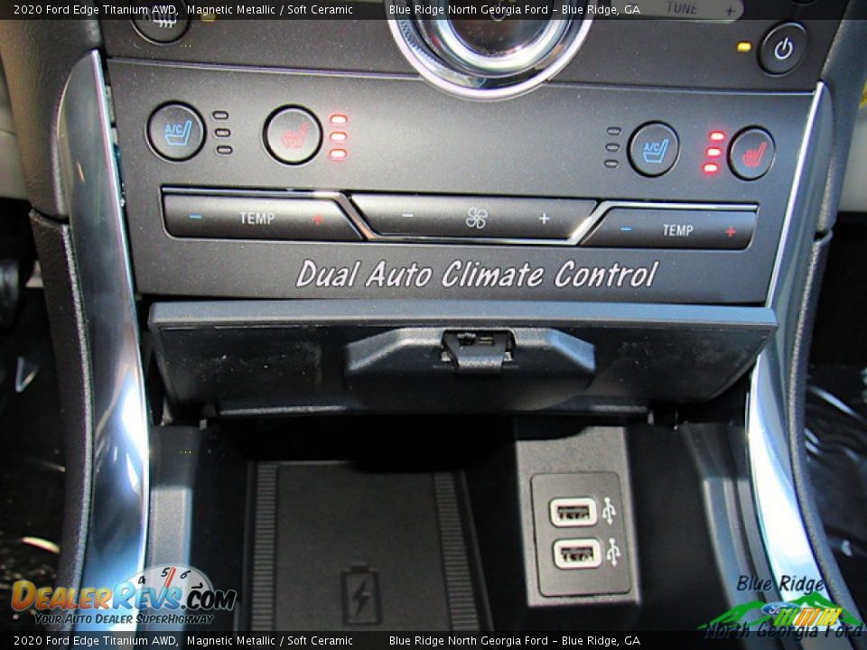 2020 Ford Edge Titanium AWD Magnetic Metallic / Soft Ceramic Photo #23