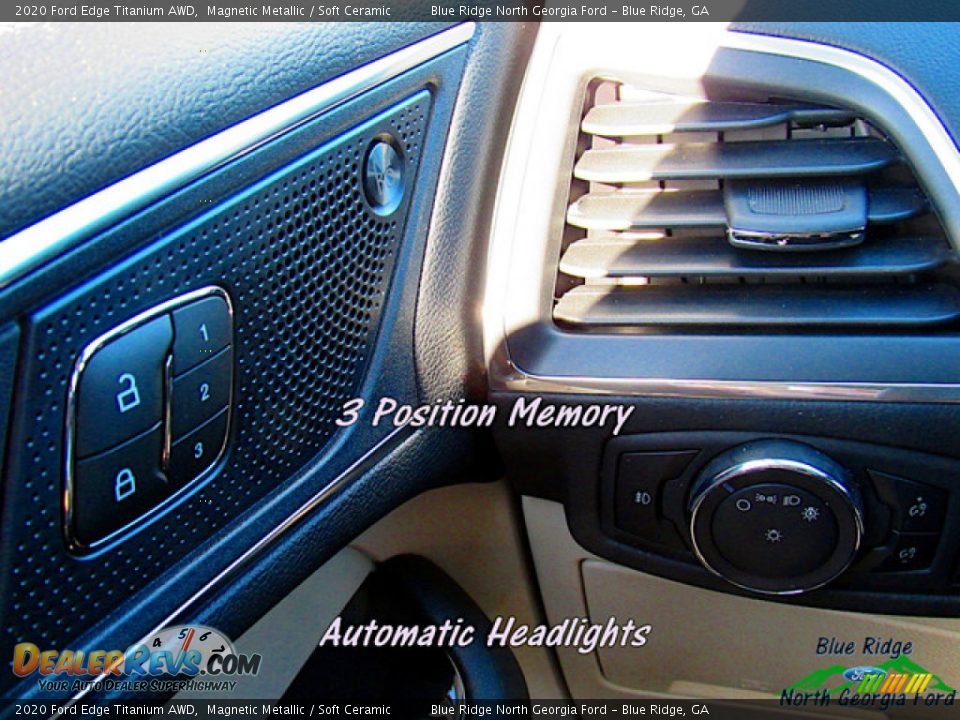 2020 Ford Edge Titanium AWD Magnetic Metallic / Soft Ceramic Photo #24