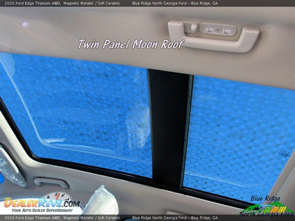 2020 Ford Edge Titanium AWD Magnetic Metallic / Soft Ceramic Photo #25